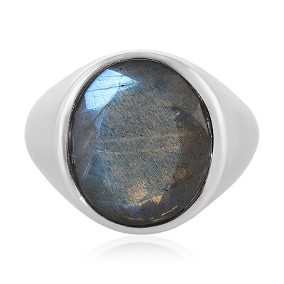 Anello in argento con Labradorite