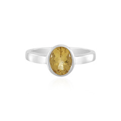 Anello in argento con Berillo Giallo