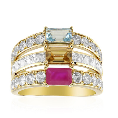 Anello in oro con Rubino Mozambico (Adela Gold)