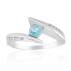 Anello in argento con Apatite Blu