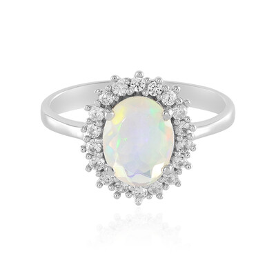 Anello in argento con Opale di Welo