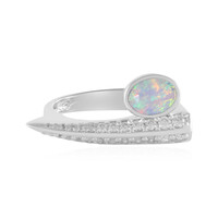 Anello in argento con Opale di Welo AAA (de Melo)