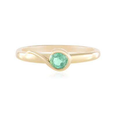 Anello in argento con Smeraldo Russo (Adela Silber)