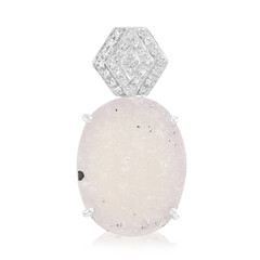 Ciondolo in argento con Agata Glitter
