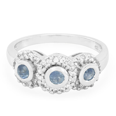 Anello in argento con Zaffiro Blu