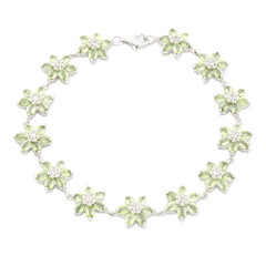 Bracciale in argento con Tormalina Paraíba