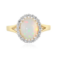 Anello in oro con Opale di Welo (Adela Gold)