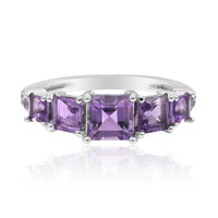 Anello in argento con Ametista