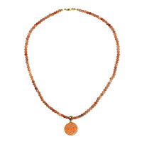 Collana in argento con Pietra del Sole (Riya)