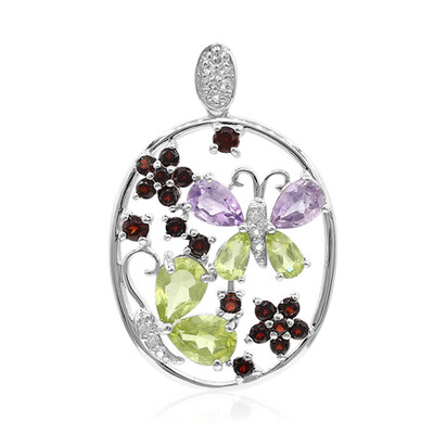 Ciondolo in argento con Peridoto