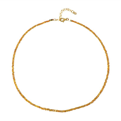 Collana in argento con Zaffiro Giallo