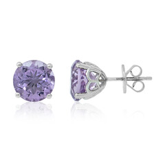 Orecchini in argento con Ametista Rose de France