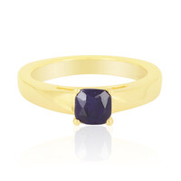 Anello in argento con Zaffiro Blu del Madagascar