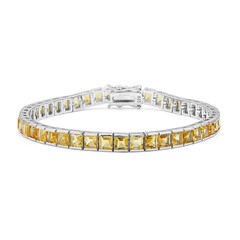 Bracciale in argento con Citrino