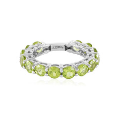 Anello in argento con Peridoto