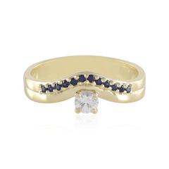 Anello in oro con Zaffiro Bianco (Adela Gold)