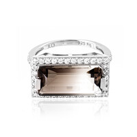 Anello in argento con Quarzo Bicolore