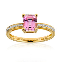 Anello in oro con Diasporo Rosa (AMAYANI)