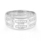 Anello in argento con Zaffiro Bianco