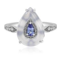 Anello in oro con Tanzanite AAA (CIRARI)