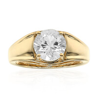 Anello in oro con Quarzo Herkimer (Amanda Adkins)