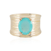 Anello in oro con Opale Paraiba (AMAYANI)