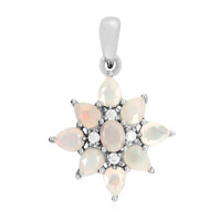 Ciondolo in argento con Opale di Welo