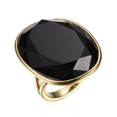 Anello in argento con Agata Nera