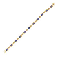 Bracciale in oro con Tanzanite (CUSTODANA)