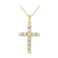 Collana in argento con Perla di Acqua Dolce