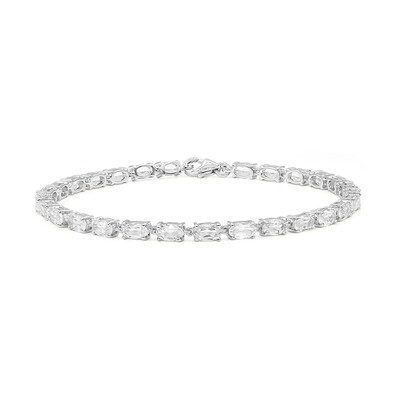 Bracciale in argento con Topazio Bianco