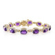 Bracciale in argento con Ametista Zambiana