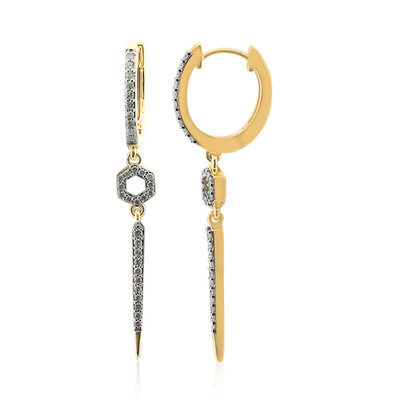 Orecchini in oro con Diamante SI1 (G) (Annette)
