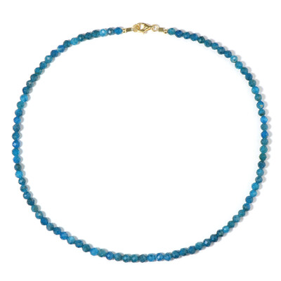 Collana in argento con Apatite Blu Neon