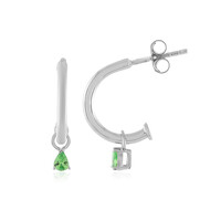 Orecchini in argento con Tsavorite