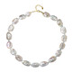 Collana in argento con Perla d'Acqua Dolce Bianca