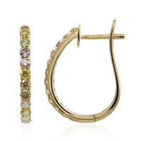 Orecchini in oro con Diamante Fancy SI2 (CIRARI)