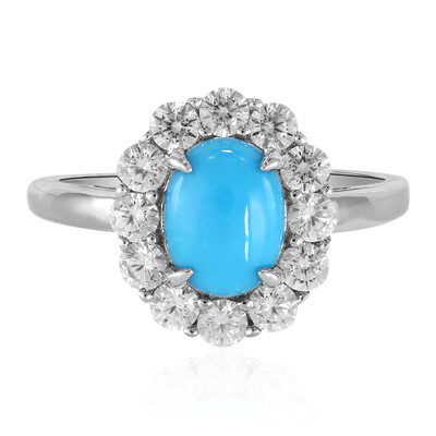 Anello in argento con Turchese Sleeping Beauty