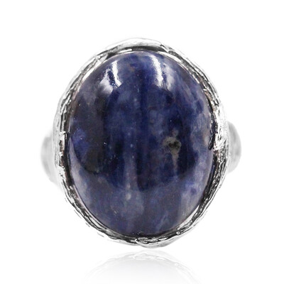 Anello in argento con Sodalite