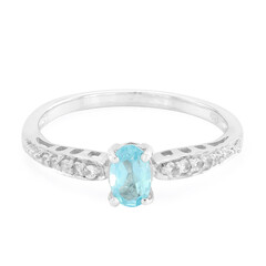Anello in argento con Apatite Blu