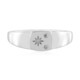 Anello in argento con Diamante I2 (I)