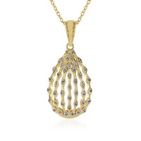 Collana in argento con Diamante Cioccolato I3