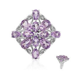 Anello in argento con Ametista