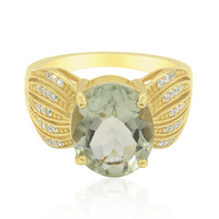 Anello in argento con Ametista Verde