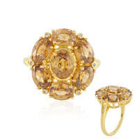 Anello in argento con Zircone Canarino