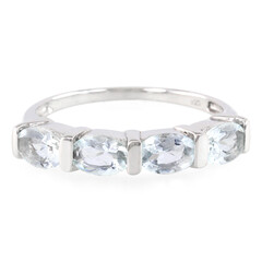 Anello in argento con Acquamarina Bauchi