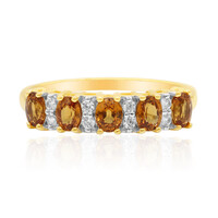 Anello in oro con Spessartina (Adela Gold)