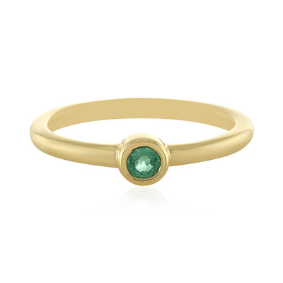 Anello in argento con Smeraldo Russo
