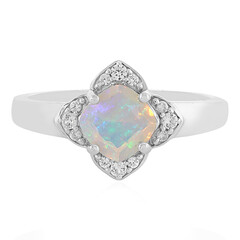 Anello in argento con Opale di Welo