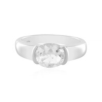 Anello in argento con Petalite